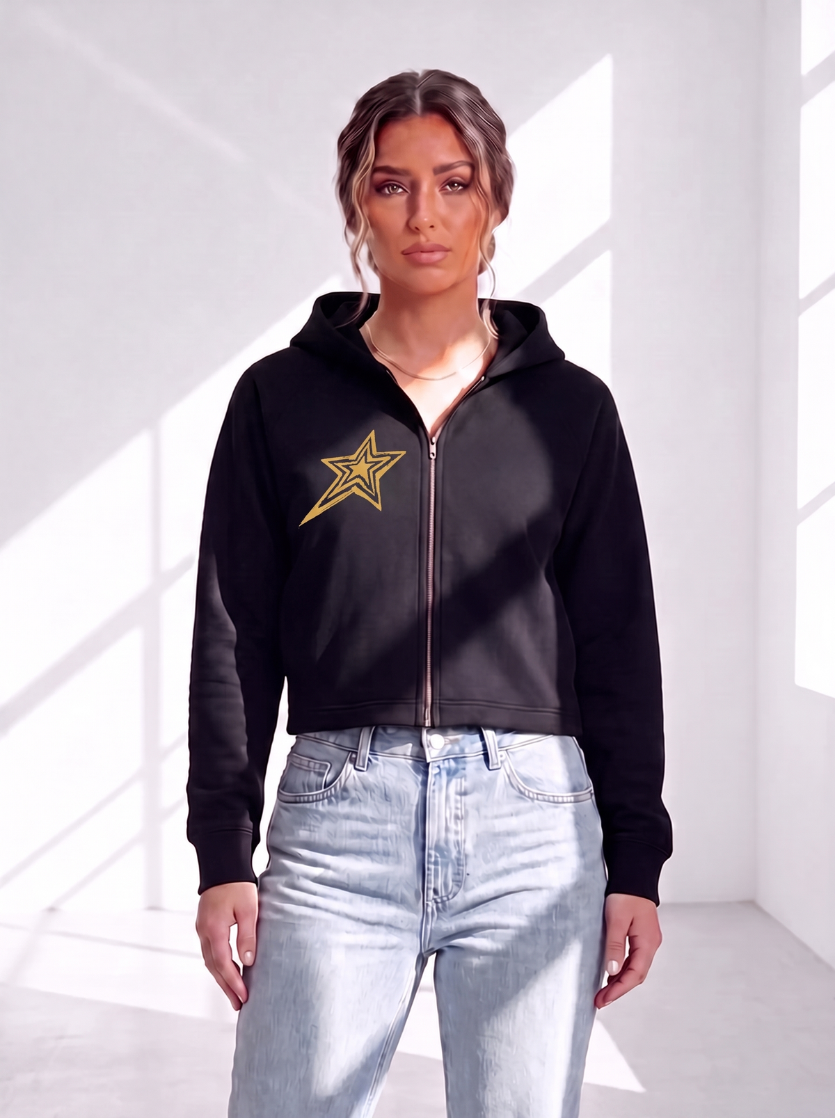 KGB Blankenfelde ABI27 Women Cropped Zip Hoodie