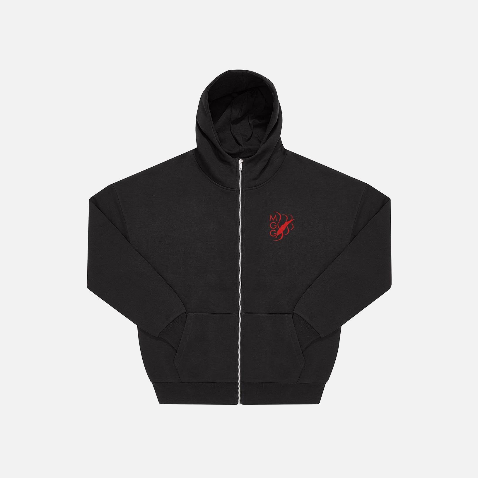 MGG Würzburg Organic Oversized Zip Hoodie
