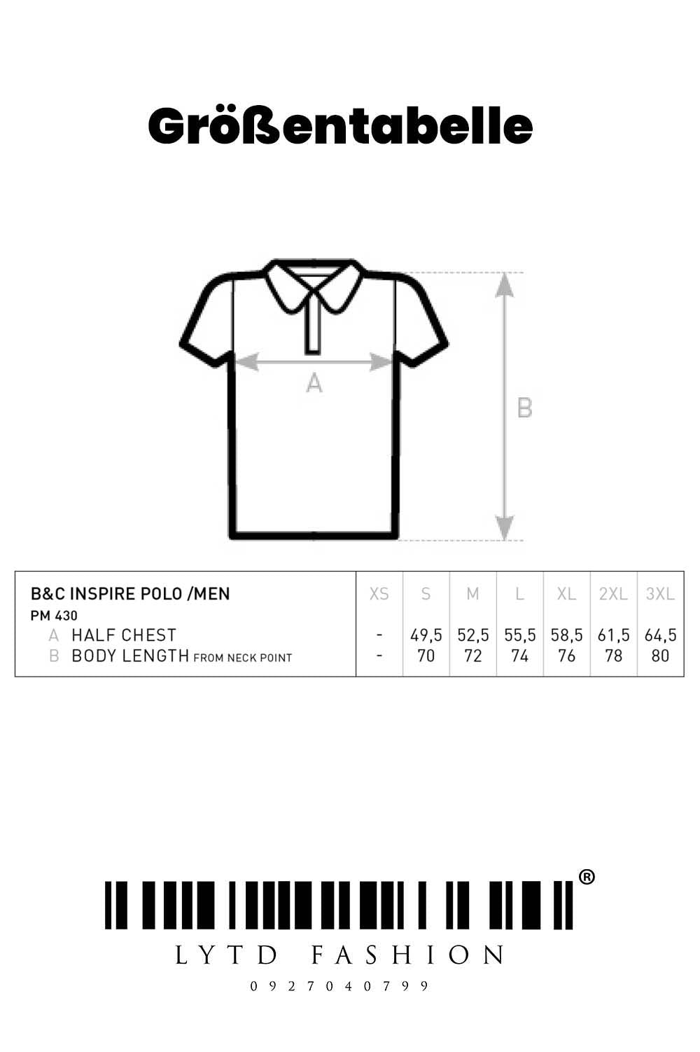 Organic Unisex Regular Polo Shirt (B&C)