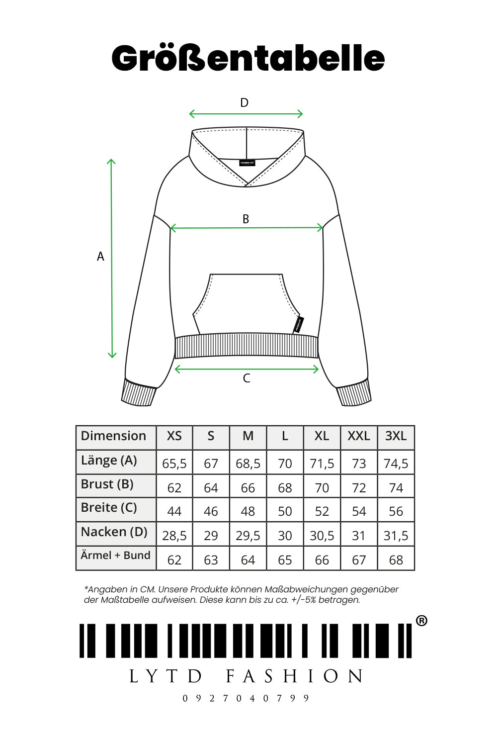 LYTD® Extra Heavy Cotton Oversized Hoodie