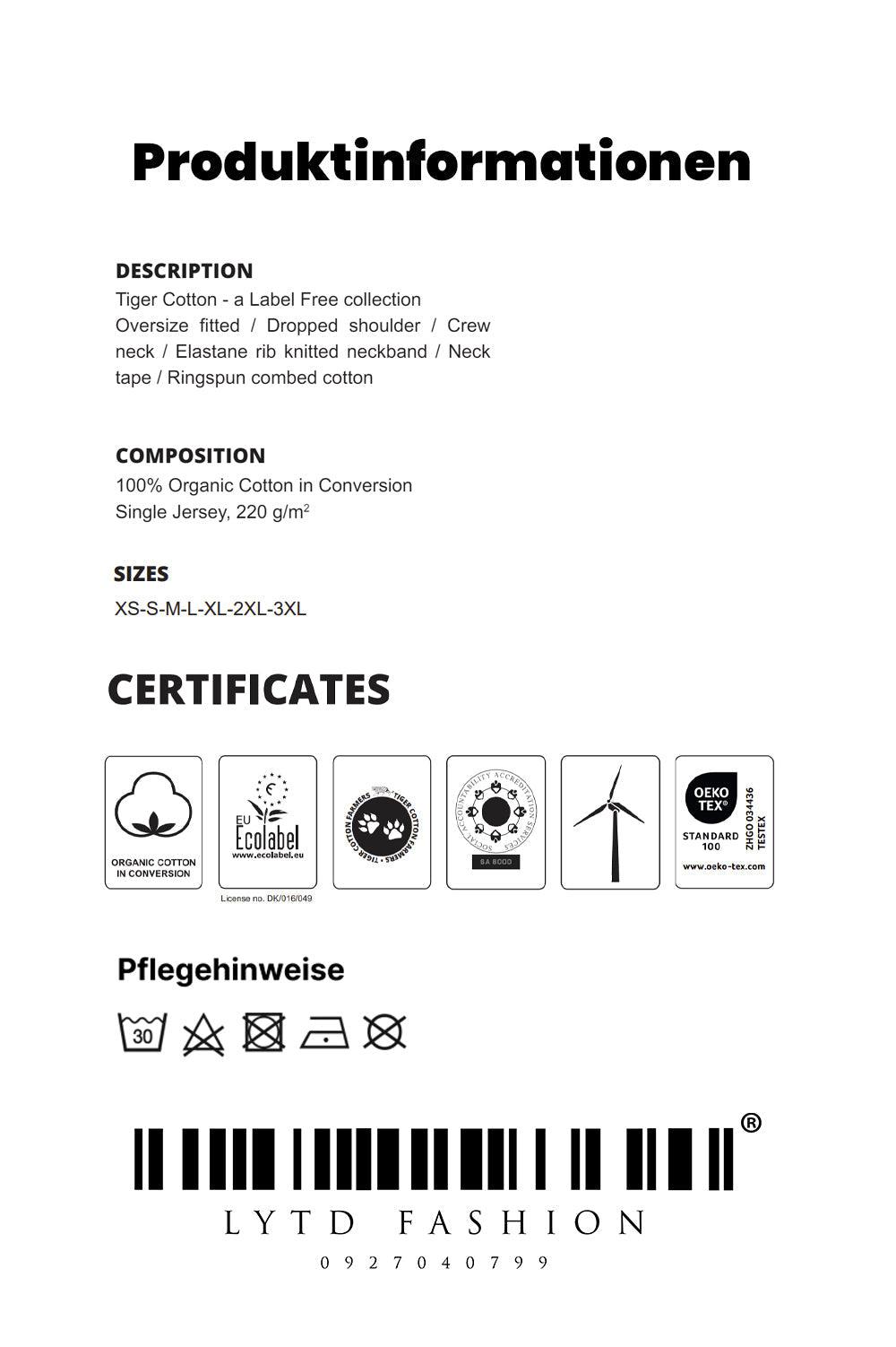 MSG Heilbronn SK Organic Fair Heavy Oversized T-Shirt (Neutral)