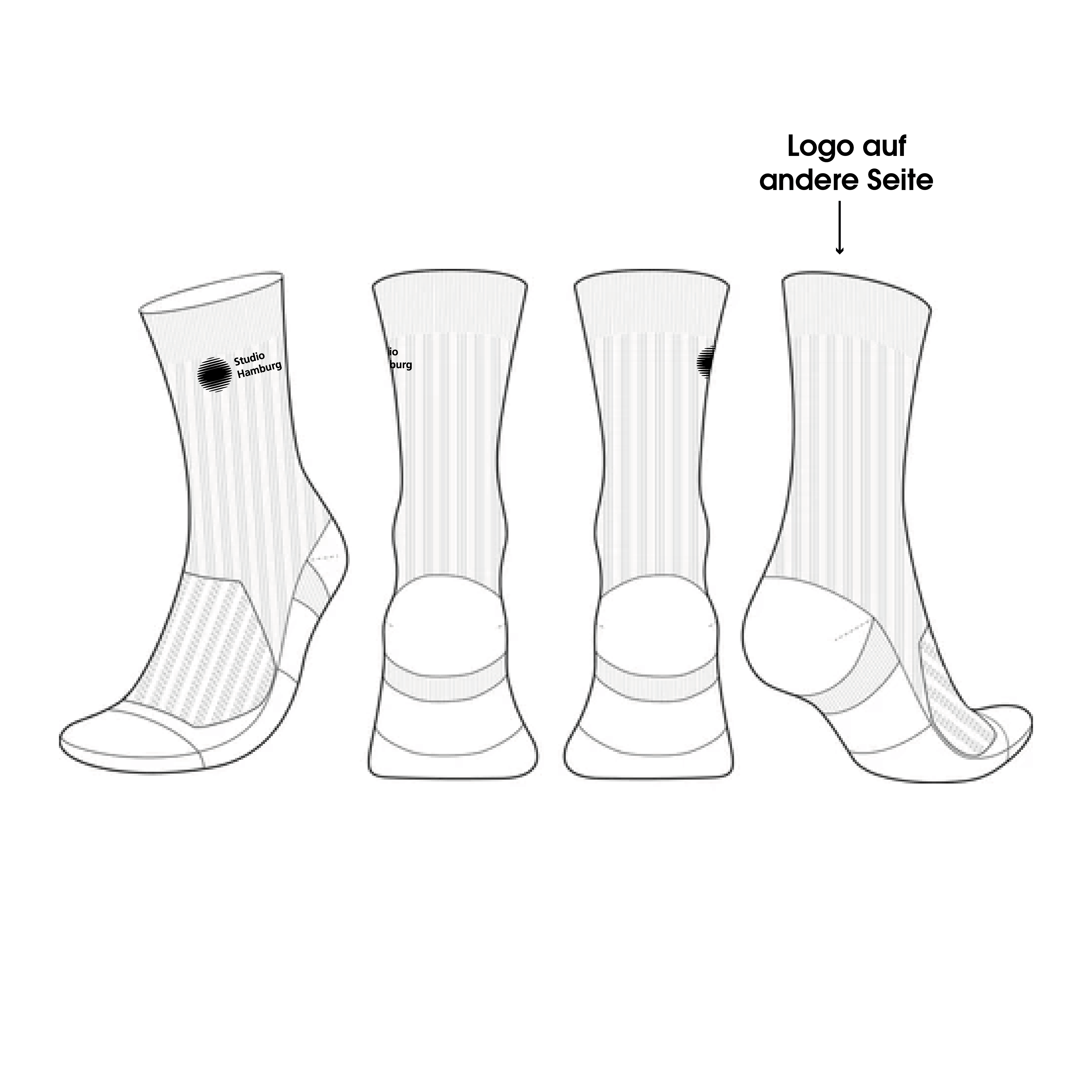 Studio Hamburg LYTD® Tennis Socken (Bulk Order)