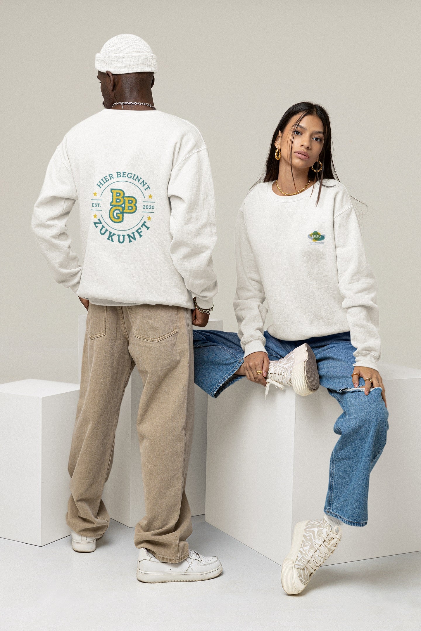 BBG Berlin V1 Organic Fair Regular Sweatshirt (B&C)