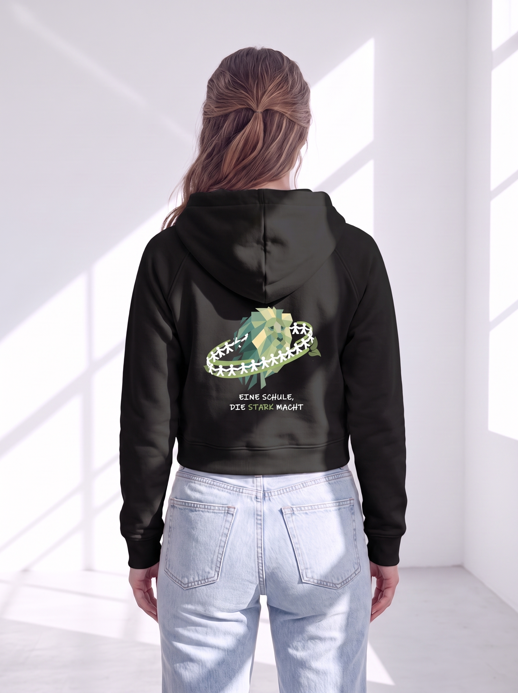 GHL-Hohenlimburg SK26-005 Women Cropped Zip Hoodie