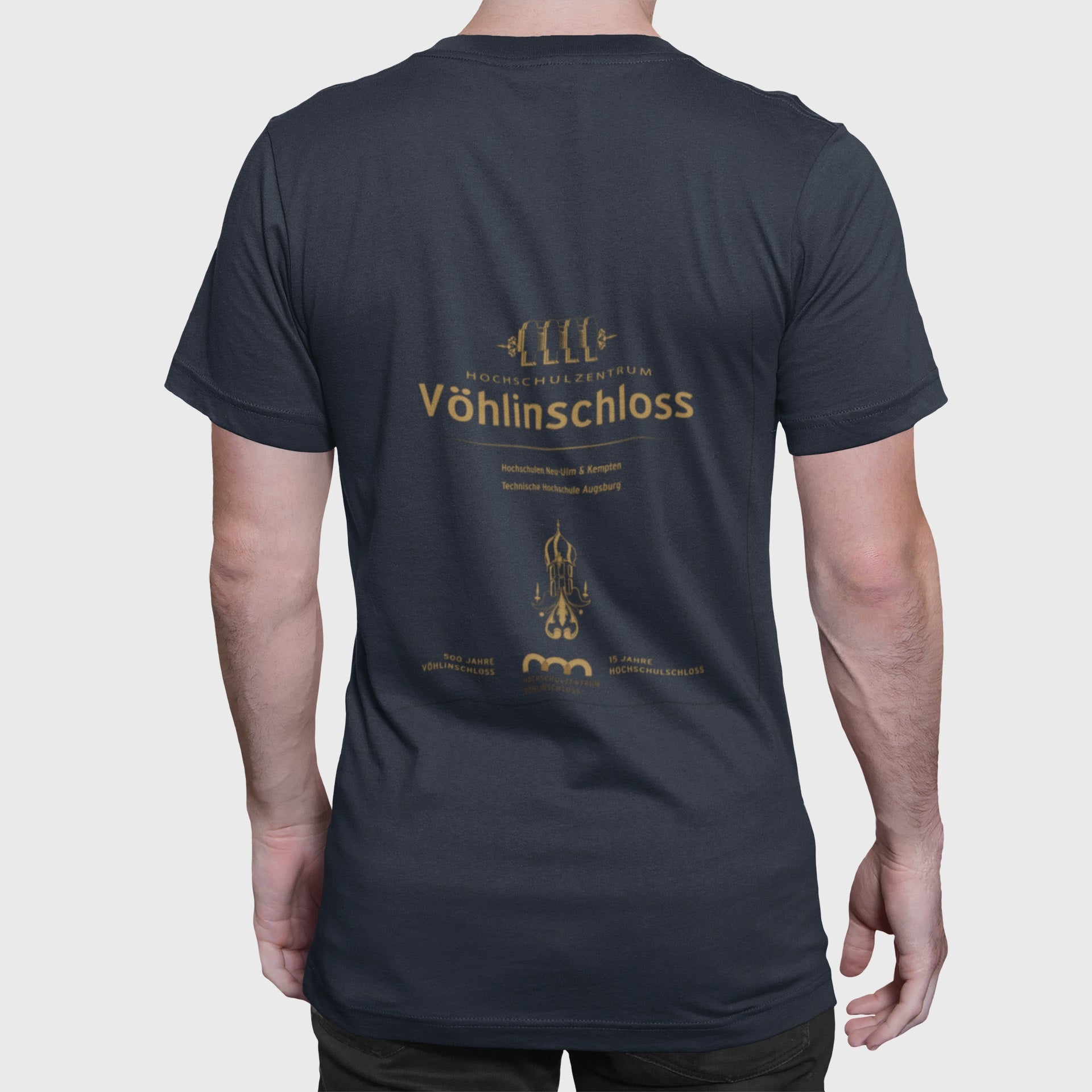 HSZ Vöhlinschloss 2025 Gold Print Organic Regular T-Shirt (B&C)