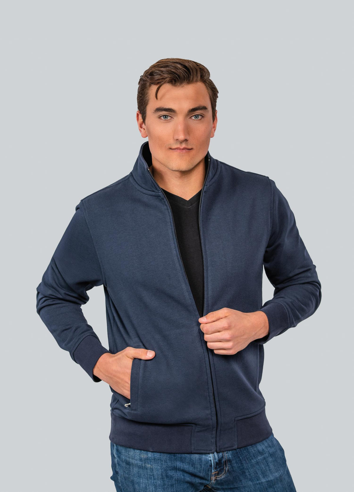 EDV-Compas (Sample unbedruckt) Herren Premium Full-Zip sweat Jacket (HRM)