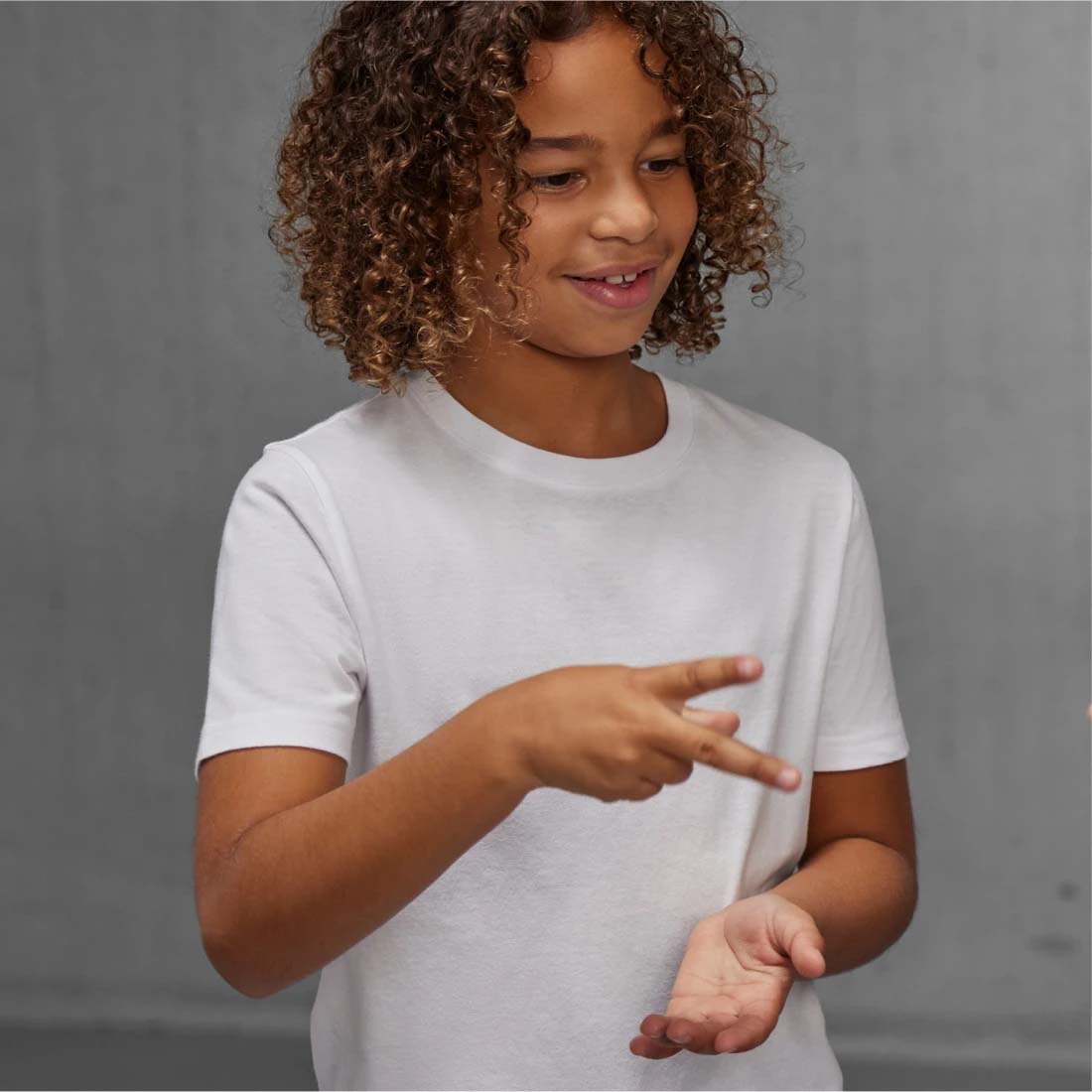 EMG-Haar SK25 Organic Regular Kids T-Shirt (B&C)