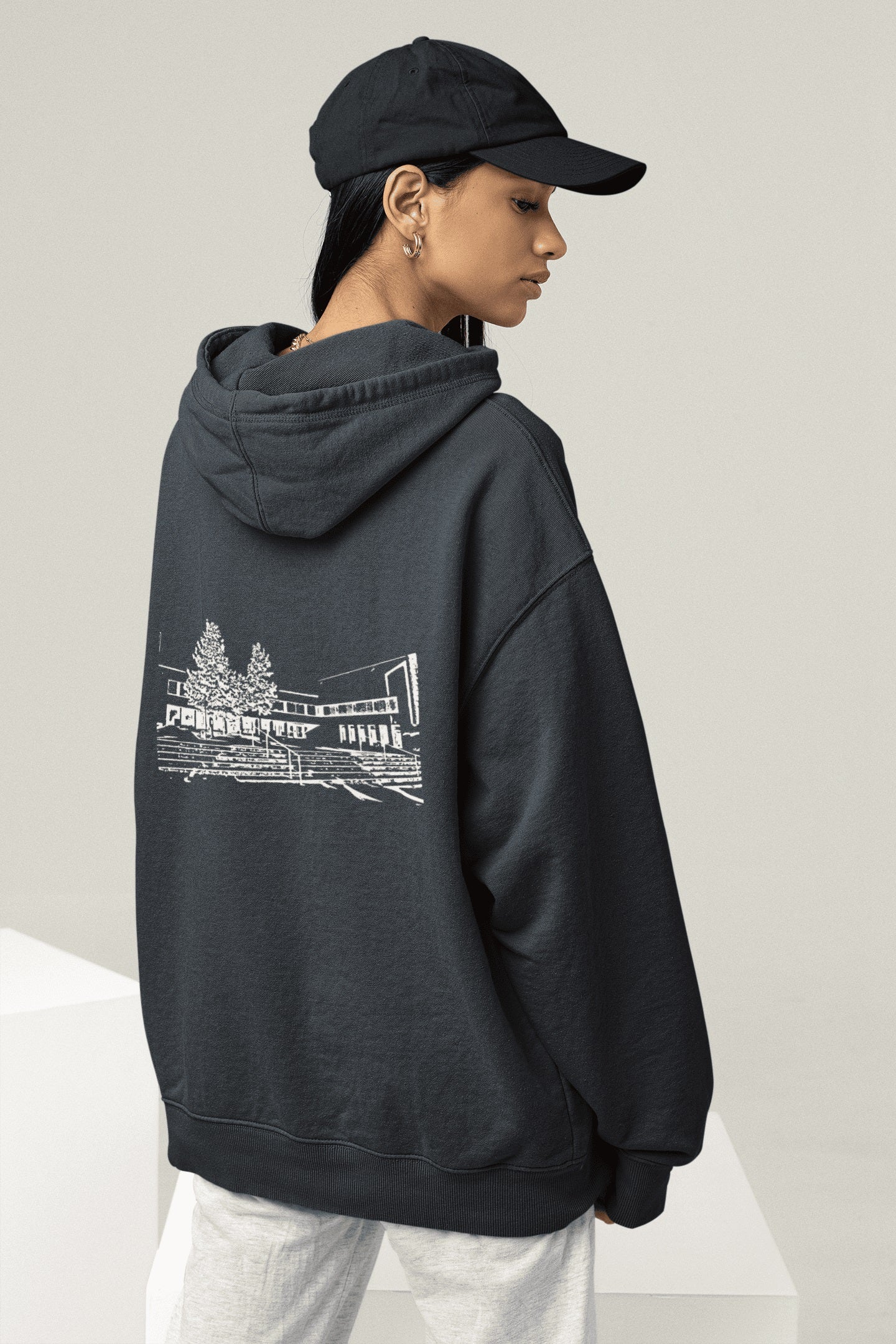 GRB Frankfurt V2 Organic Heavy Oversized Hoodie (350GSM)