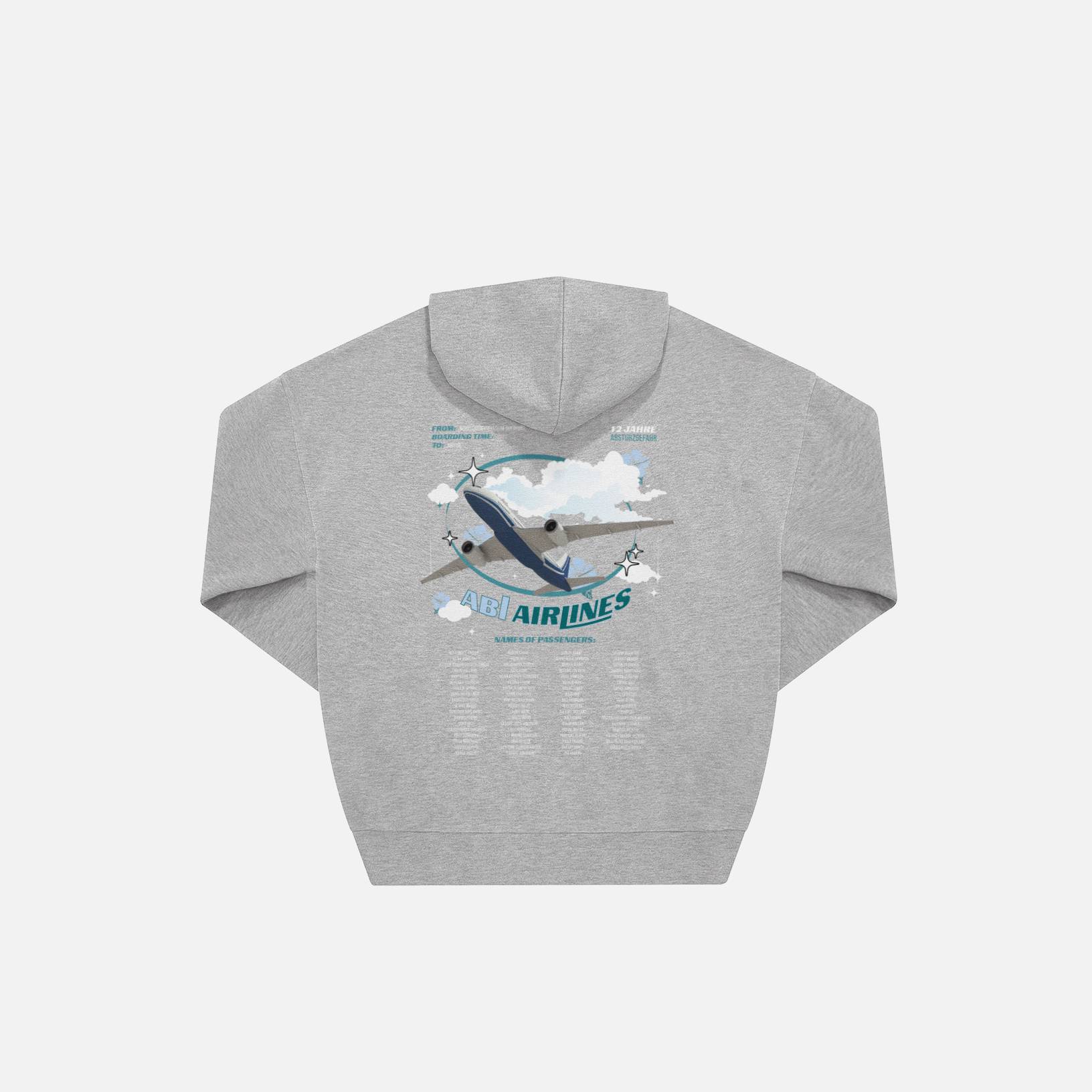 BSG-Querfurt ABI27 Organic Oversized Zip Hoodie