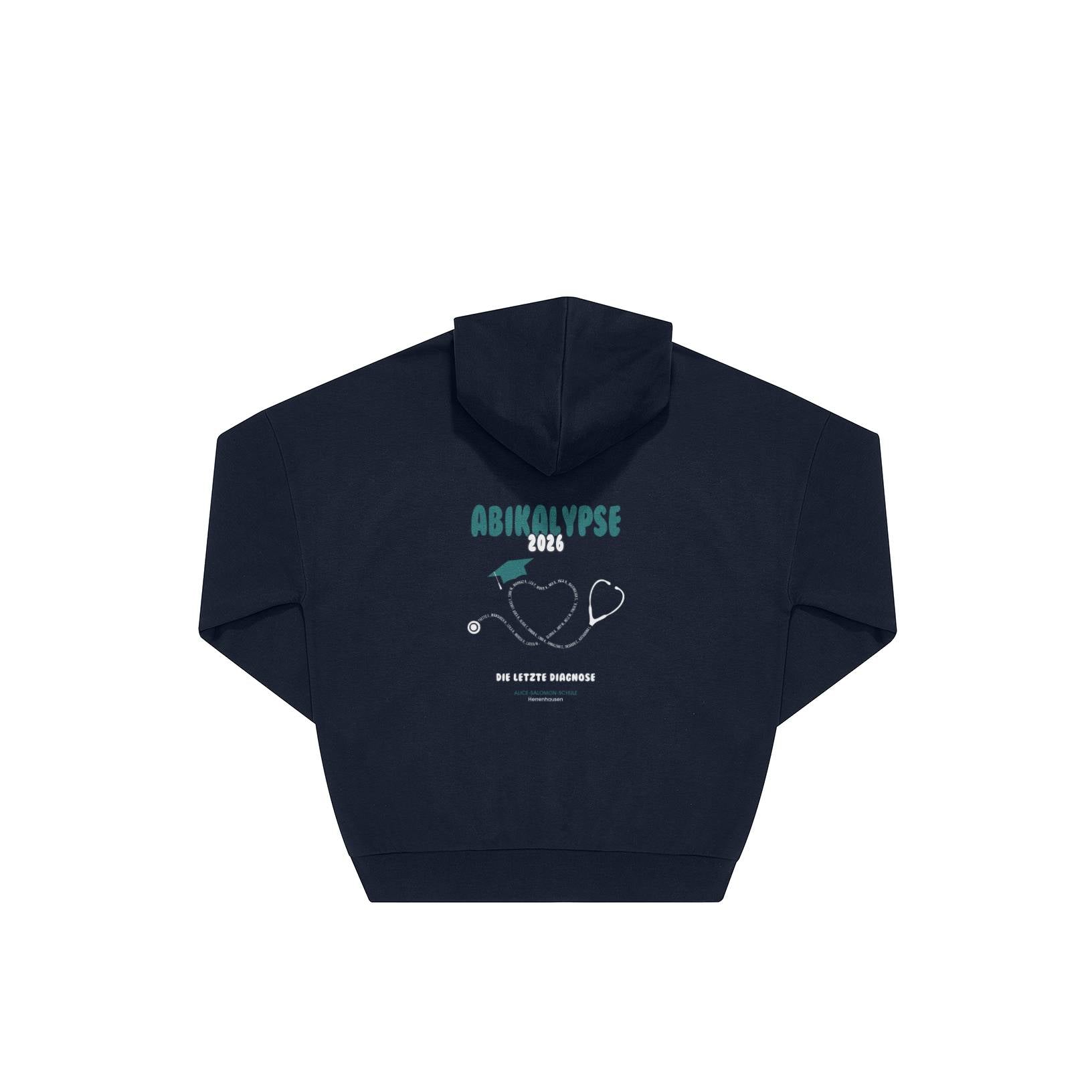 ASS Herrenhausen AK26 Organic Oversized Zip Hoodie (B&C)