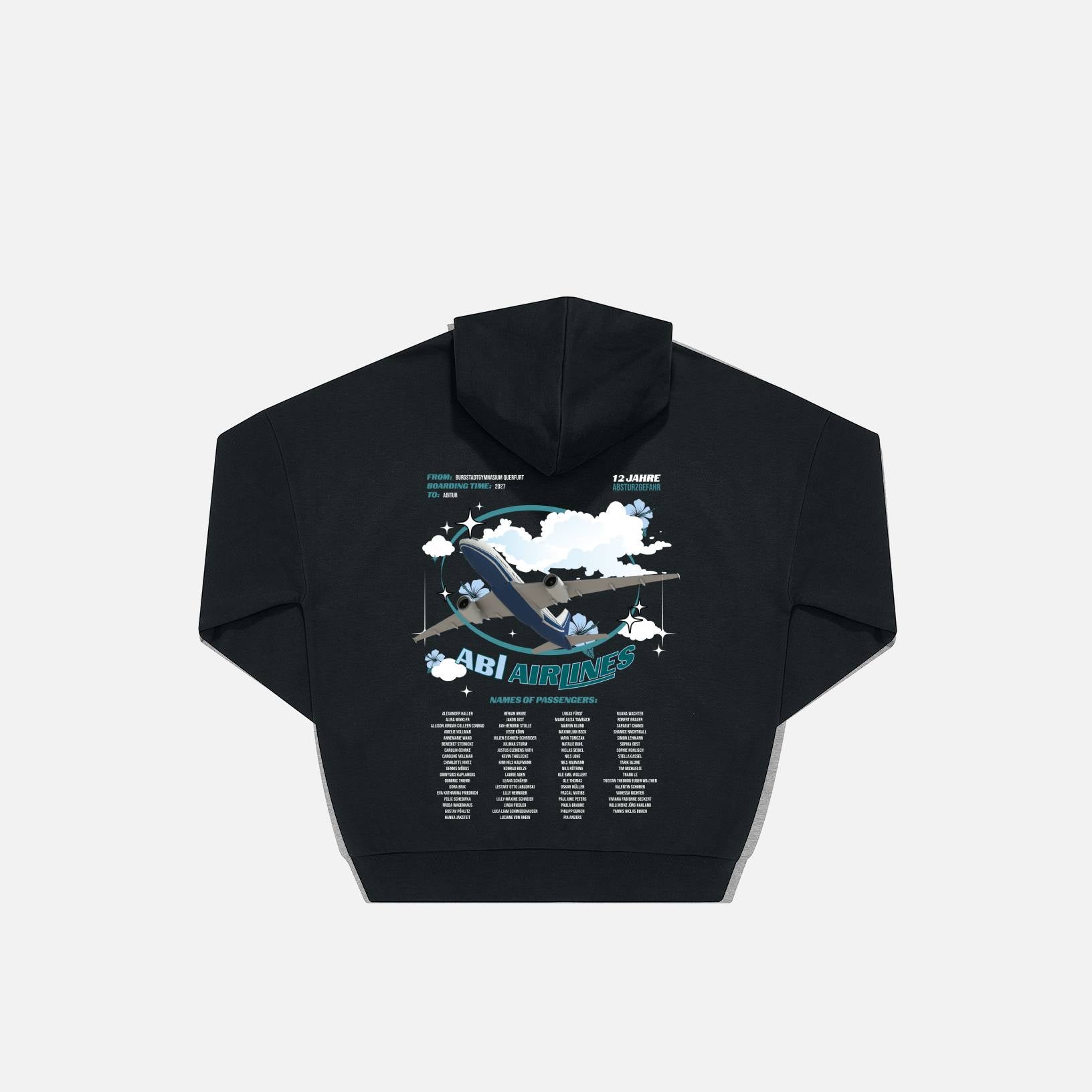 BSG-Querfurt ABI27 Organic Oversized Zip Hoodie