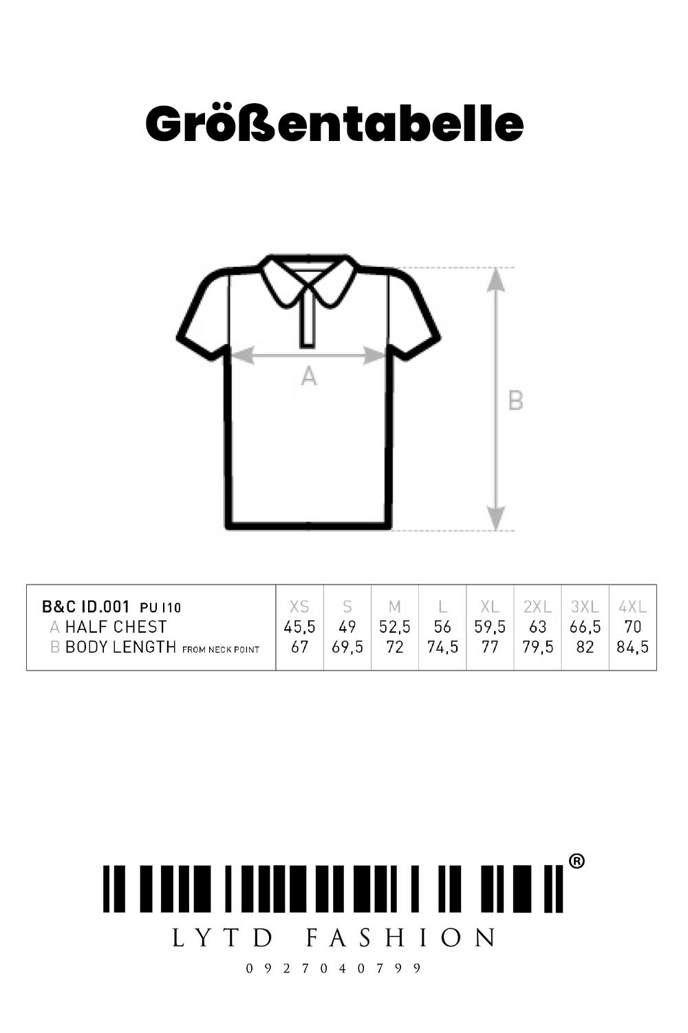 ID001 Organic Unisex Regular Polo Shirt