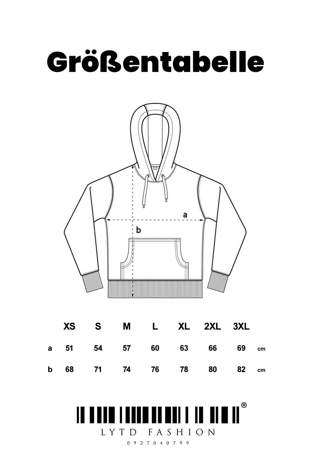 HSL Sasbach Organic Regular Hoodie (280GSM)