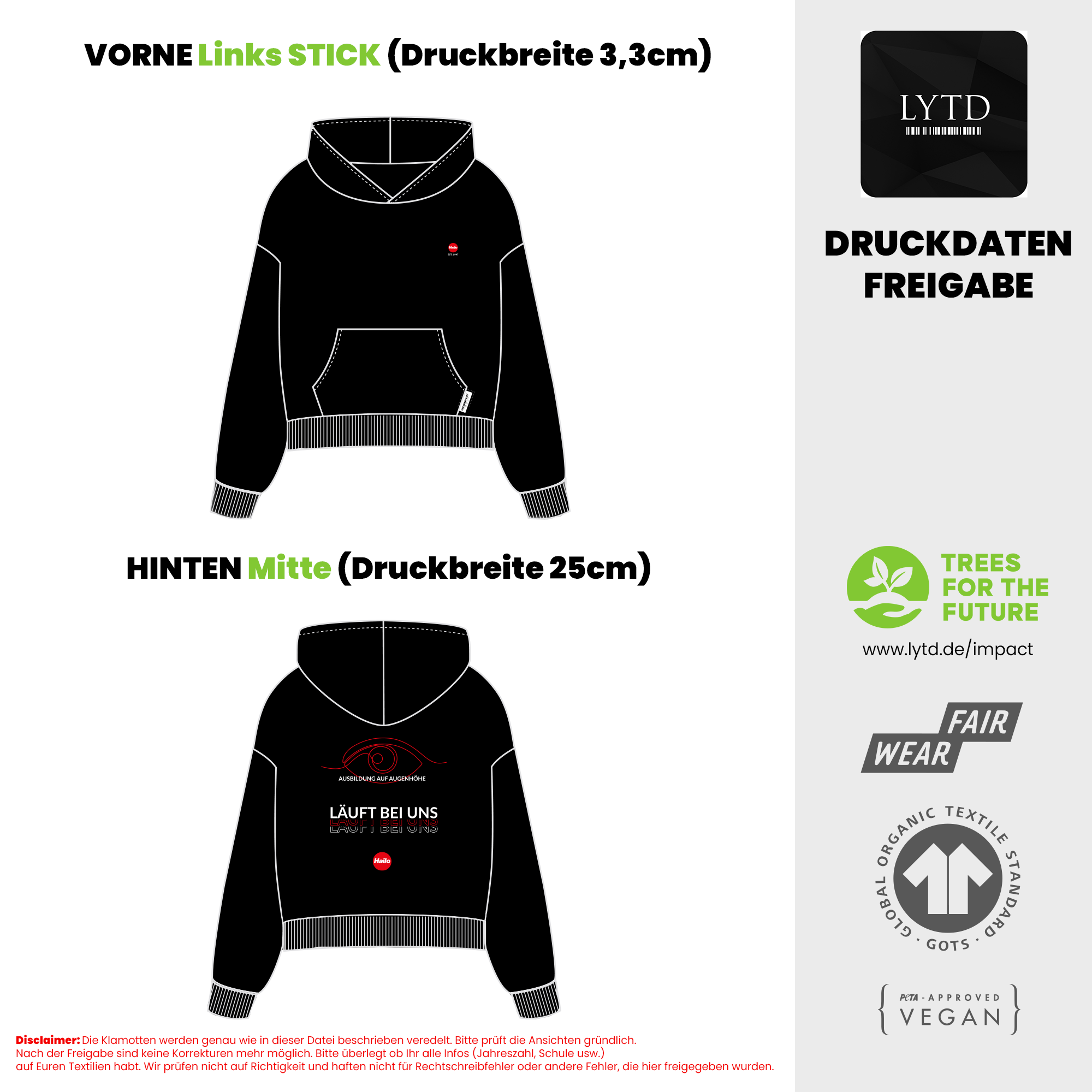 Hailo 2026 Organic Regular Zip Hoodie