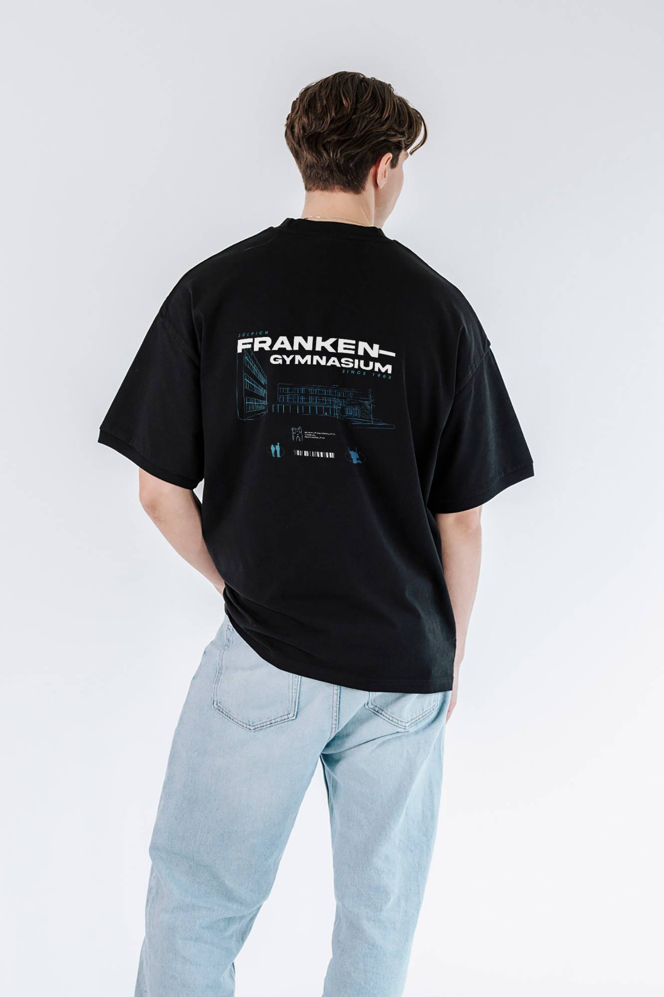 Franken Gymnasium Zülpich SK25 Organic Fair Heavy Oversized T-Shirt (LYTD)