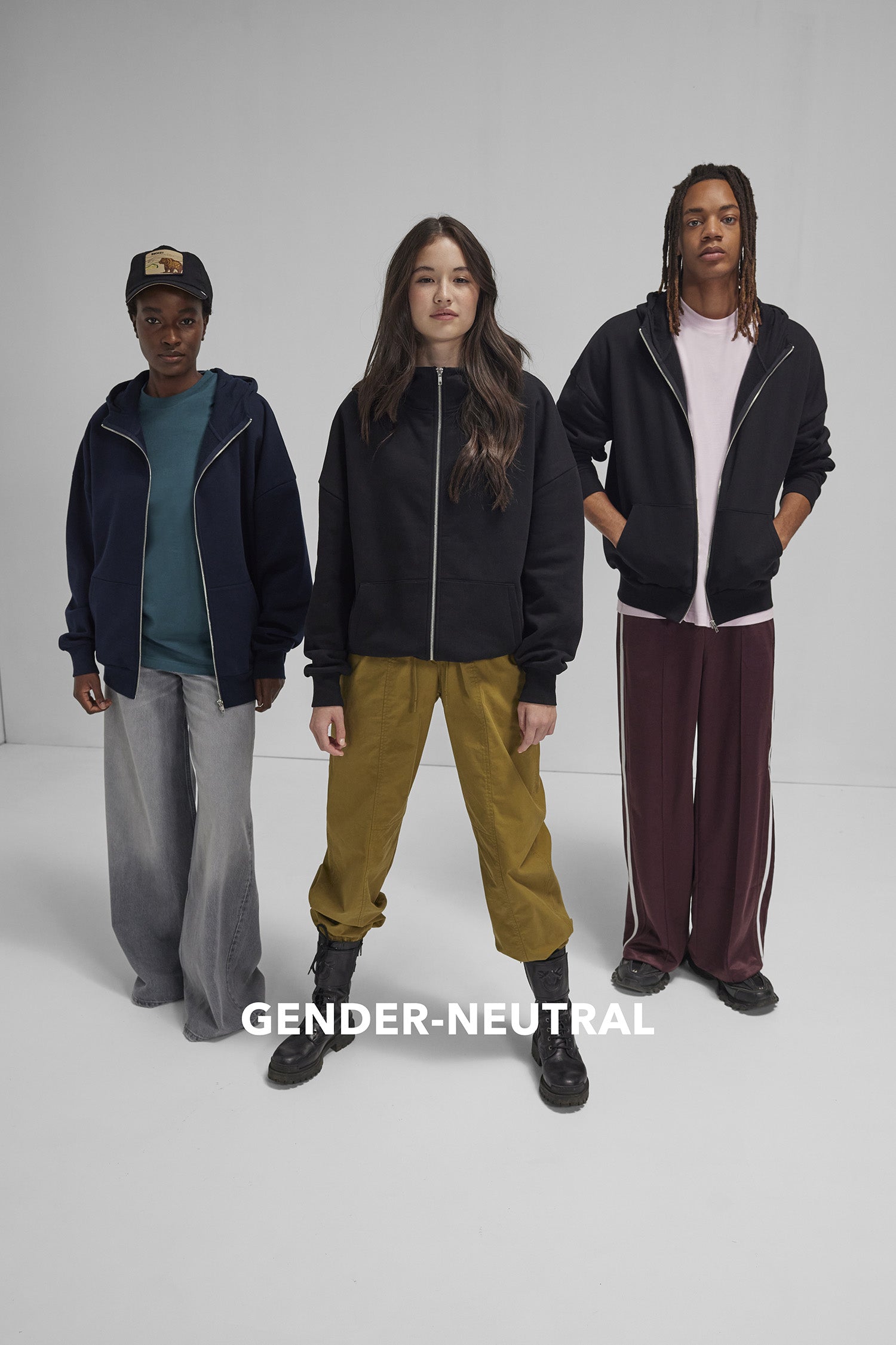 Organic Unisex Oversized Zip Hoodie (B&C)