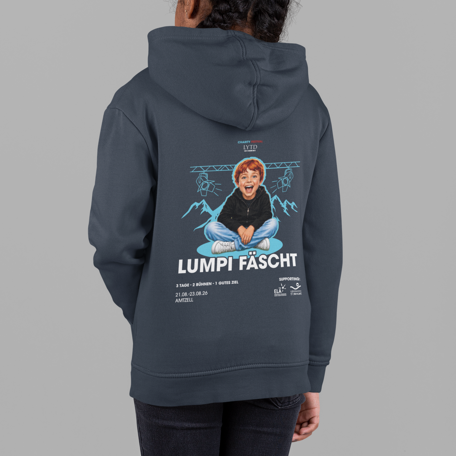 LFA-Amtszell - HvO26-Q3 Organic Regular Kids Hoodie
