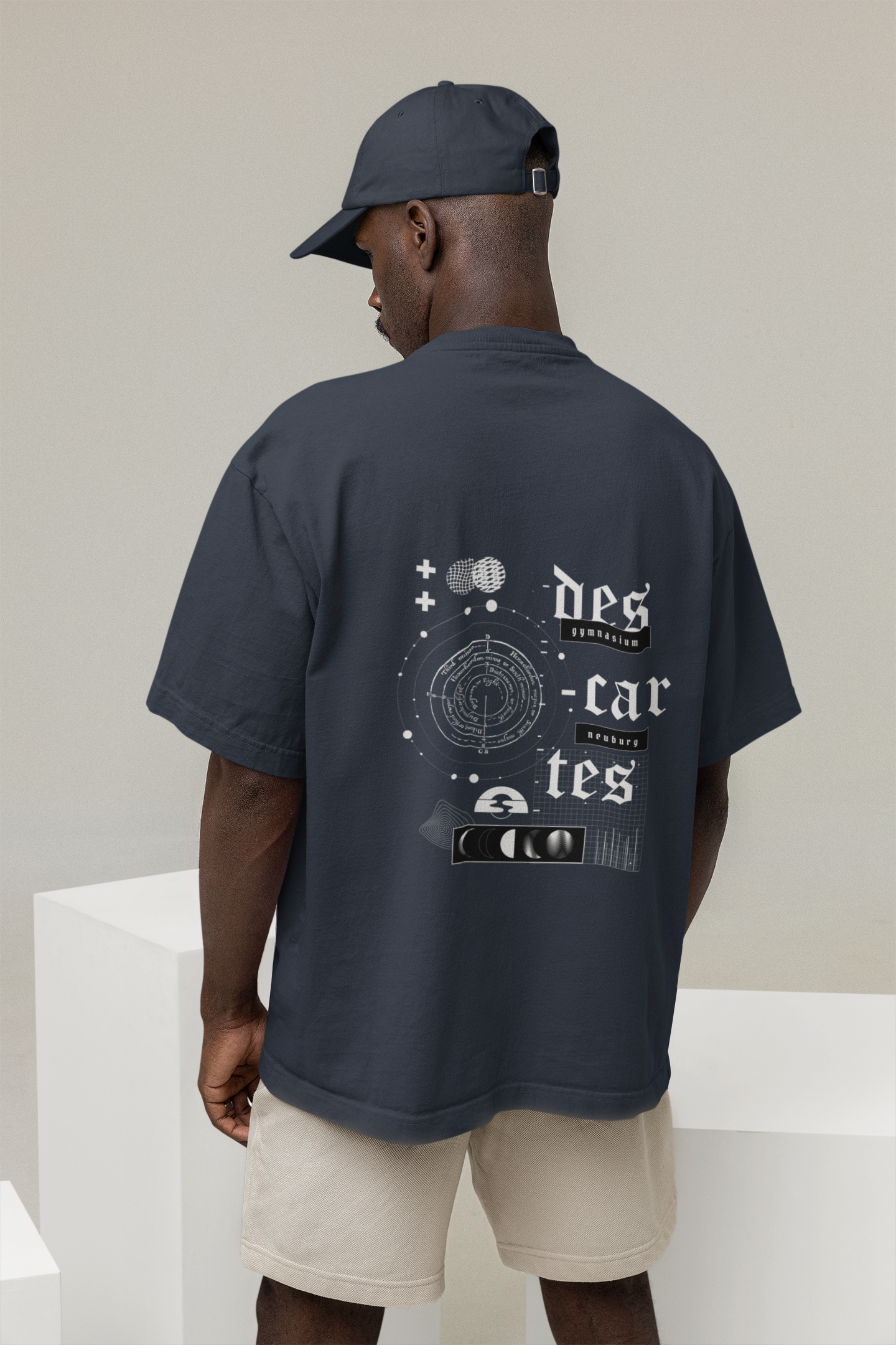 Kollektion Descartes Gymnasium Neuburg Organic Oversized T-Shirt (B&C)