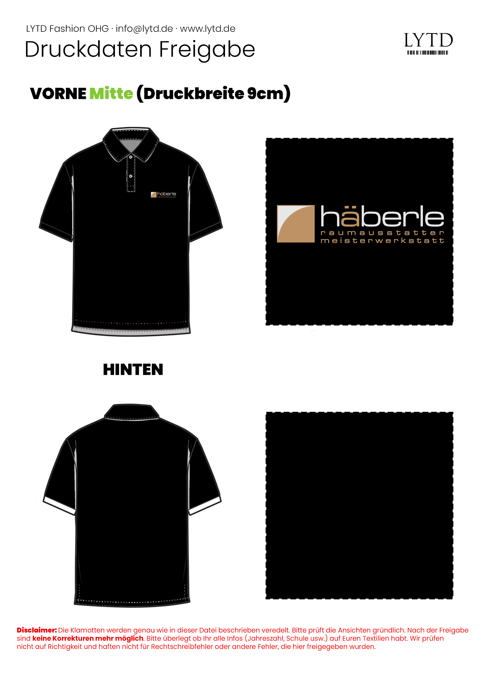 Häberle Raumideen 26-002 Organic Fair Womens Polo Shirt