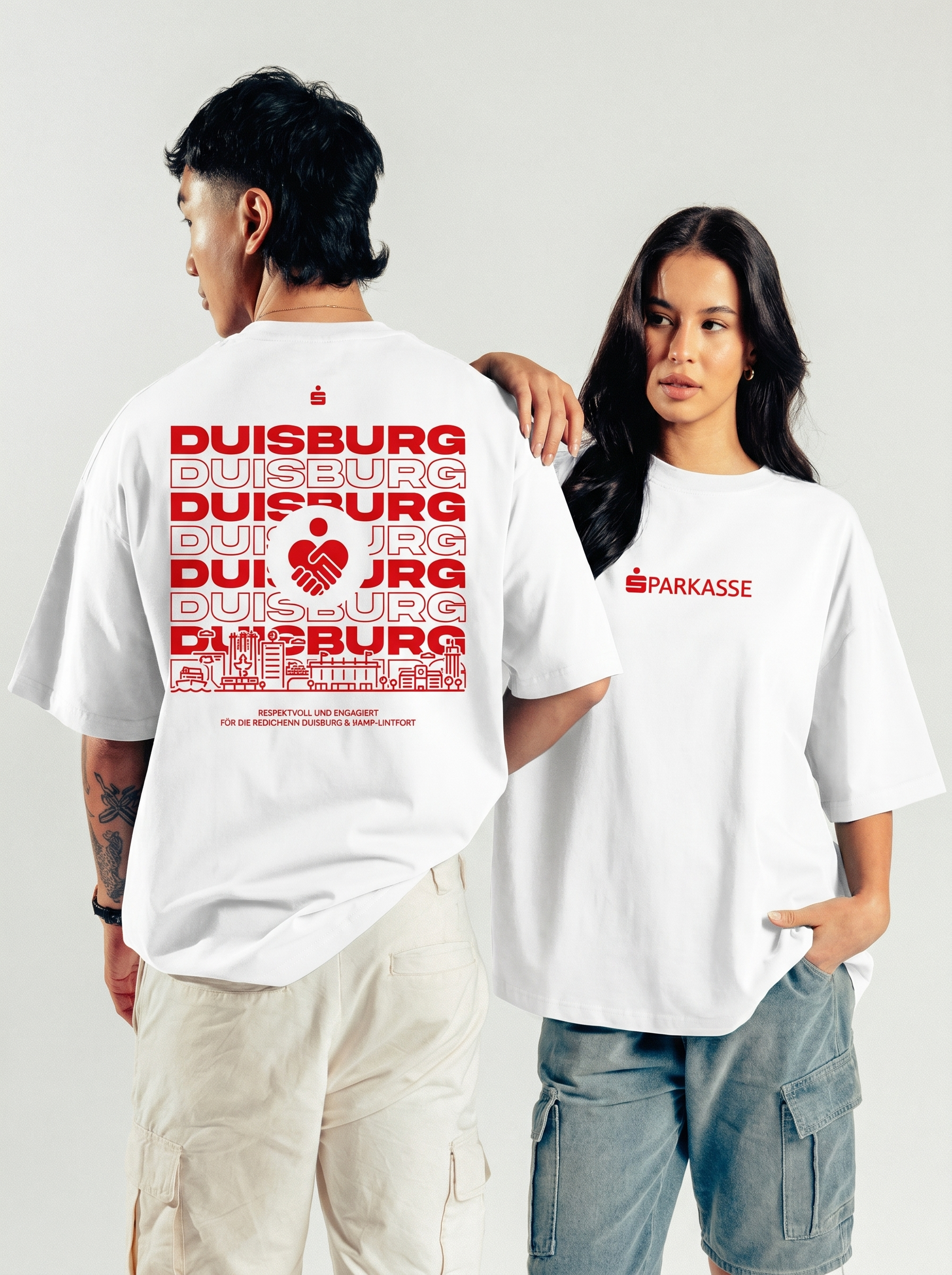 Sparkasse Duisburg Organic Oversized T-Shirt