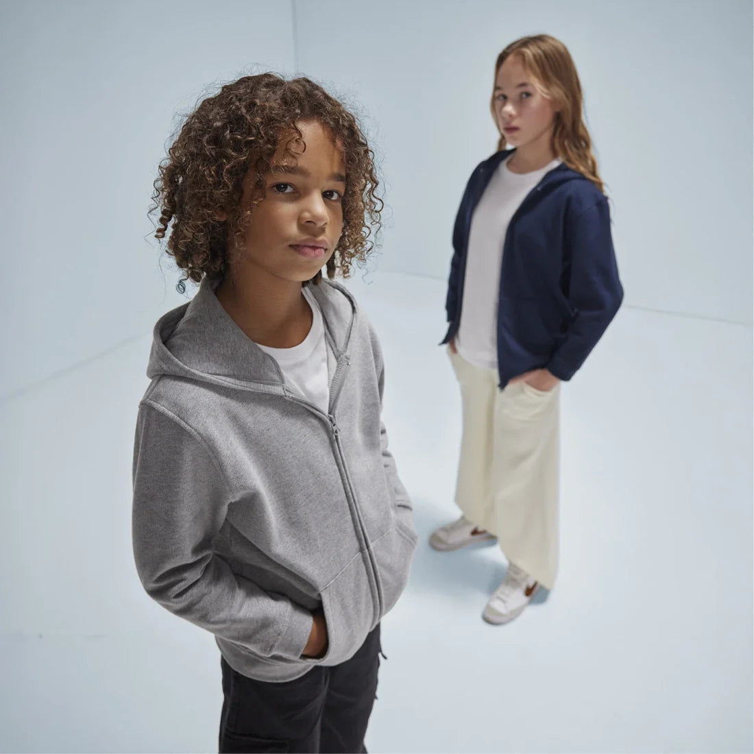 wima partner 26-002 Organic Regular Kids Zip Hoodie